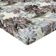 thumbnail image 4 of Ambesonne Floral Fitted Sheet, Pastel Gerbera Artwork Retro, Twin XL Size, Ivory and Dark Warm Taupe, 4 of 5