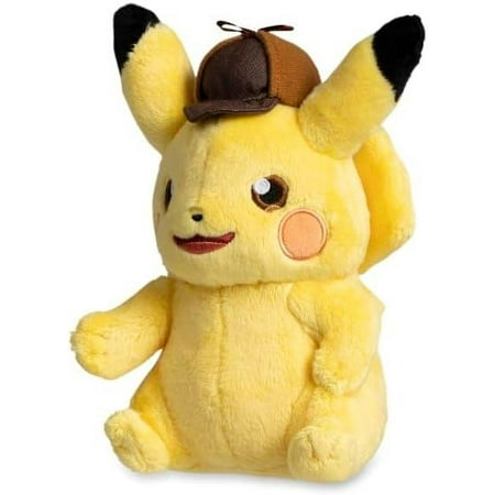 Pokemon Center: Detective Pikachu Returns: Detective Pikachu Plush, 8 ¼ Inch