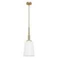 thumbnail image 2 of Hunter - Nolita 1-light Alturas Gold, Small Pendant Light, Dimmable, Modern Style, Cone Shaped, for Bedrooms, Kitchens, Dining, Living Rooms - 19886, 2 of 7