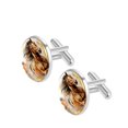 thumbnail image 2 of Horse Silver Jewelry Men Cufflinks Set Suitable for Formal Attire Made of Stainless Steel for Business Meetings or Weddings, 2 of 6