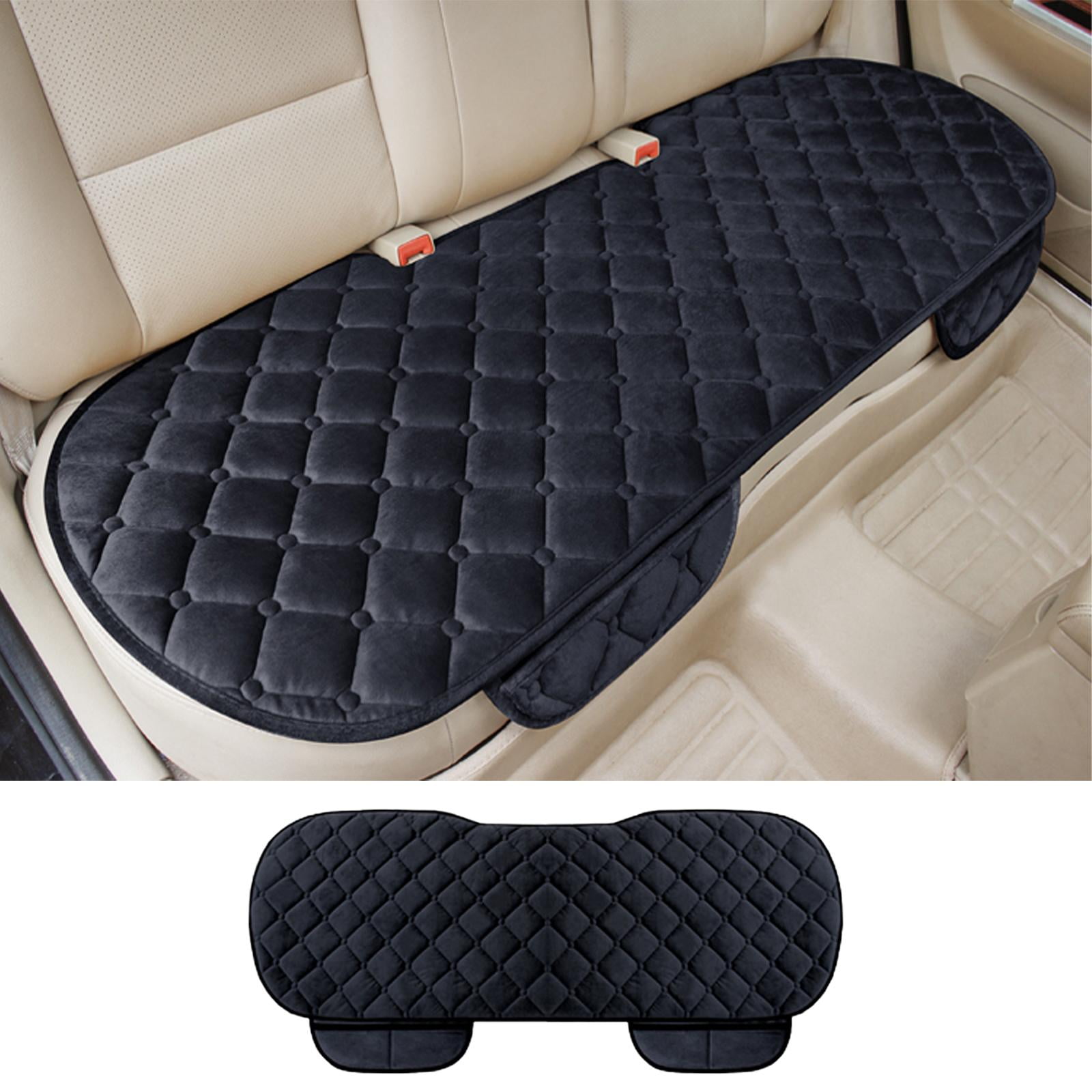 Universal Waterproof Back Seat Protector for Cars/SUVs, Trucks Seat Cover, Car Vehicle Long Rear Seat Cover Protective Cushion Mat, Machine Washable (Black)