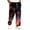 Black, variant on GrmtClth Halloween Sweatpants For Men Plus Size Allover Spooky Print Relaxed Cuffed Joggers Elastic Drawstring Side Pockets Breathable Daily Leisure Pants Purple 5XL