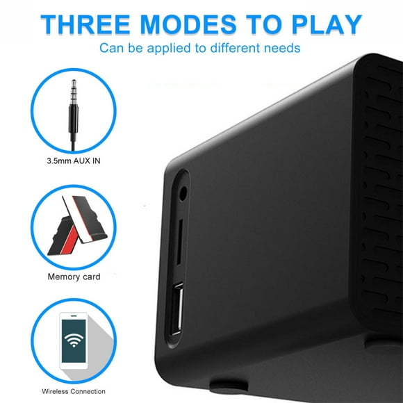 Flmtop Bedside Large HD LED Display Alarm Clock Radio BLE Speaker Wireless Charger with USB Port for Samsung iPhone Phone
