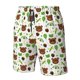 thumbnail image 4 of Balery Cute Bear Traje de Baño Estilo Hawaiano para Hombre, Shorts de Secado Rápido con Bolsillos-Small, 4 of 6