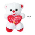 thumbnail image 4 of ELF Valentine's Day Bear Plush Doll with Heart Letter Print Animal Stuffed Soft Toy Gift for Girlfriend, 4 of 8
