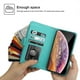 thumbnail image 4 of Funda tipo cartera para iPhone X/XS con cordón y tarjetero de piel sintética, 4 of 5