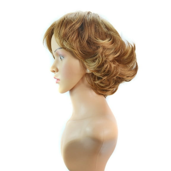 Curly Hair Short Paragraph Elegant Ladies Hood Atmospheric Fashion Wigs