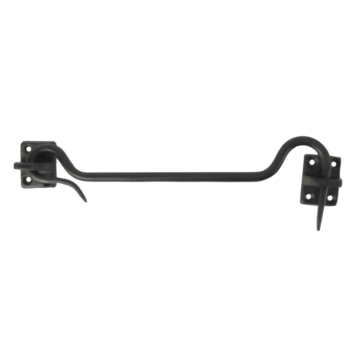 Antique Iron XL Shed Gate Lock Hasp Large Metal Latch Rustic Barn Hook