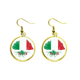 thumbnail image 1 of Ear Dangle Golden Drop Earring Jewelry Mujer Unbranded M, 1 of 3