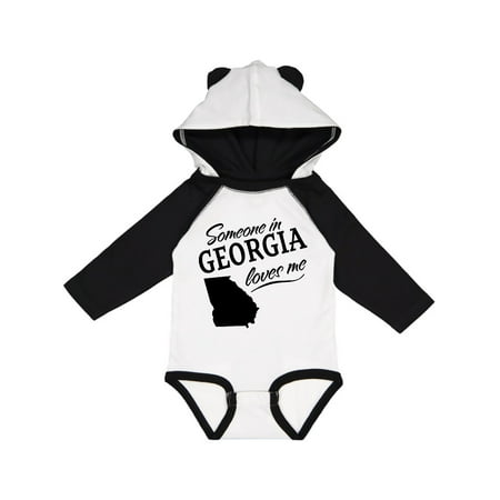 

Inktastic Someone in Georgia Loves Me Gift Baby Boy or Baby Girl Long Sleeve Bodysuit