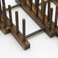 thumbnail image 3 of Magazine Bamboo Dish Plate Bowl Cup Book Pot Lid Holder Drying Rack Stand Drainer Kitchen Organizer, 3 of 5