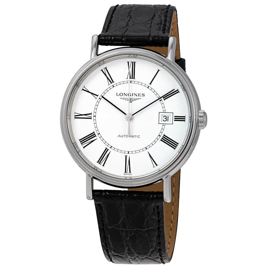 Longines Presence Automatic White Dial Men's Watch L49214122 - Walmart.com
