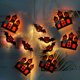 thumbnail image 5 of Cadena de luces para castillo de Halloween, cadena de araña, decoración para fiestas de carnaval, luces para poste de luz, 5 of 9