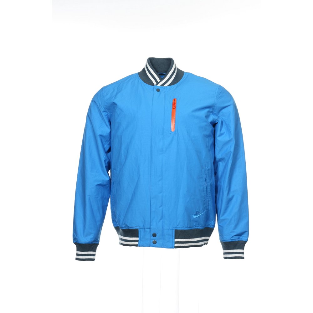 Nike Nike Light Blue Bomber Jacket , Size Large