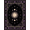Black Purple Beige, Pattern 1, variant on ODIKA Round Boho Vintage Southwestern Gothic Border Distressed Astrology for Hallway, Study Room, Playroom, Non-Slip Low Profile