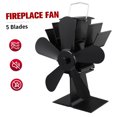 thumbnail image 3 of IFANLANDOR Heat Powered Fan Stove Fan Black Improved Air Circulation 1Pcs, 3 of 7