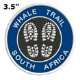 thumbnail image 2 of Go Trekking! At Whale Trail, South Africa 3.5 Inch Iron Or Sew On Embroidered Fabric Badge Patch Hiking Trails Iconic Series, 2 of 2
