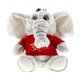 thumbnail image 1 of DolliBu elefante sentado Big Eye I Love You San Valentín peluche - camiseta roja con mensaje - 7 pulgadas - felpa súper suave - artículo n. ° K5189-5994 DolliBu 769498080573, 1 of 1