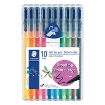 6 Packs: 10 ct. (60 total) Staedtler Triplus Broad Felt Tip Pens