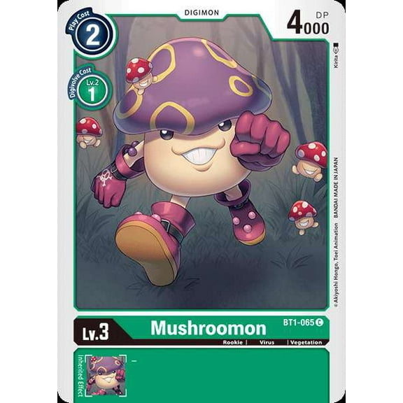 Digimon Release Special Booster Common Mushroomon BT1-065