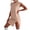 #111-Beige, variant on Women's Solid Color 2 Piece Outfits Sleeveless Round Neck Tank Tops with Split Skirt Pants for Casual Daily Wear, Workout Vacation
