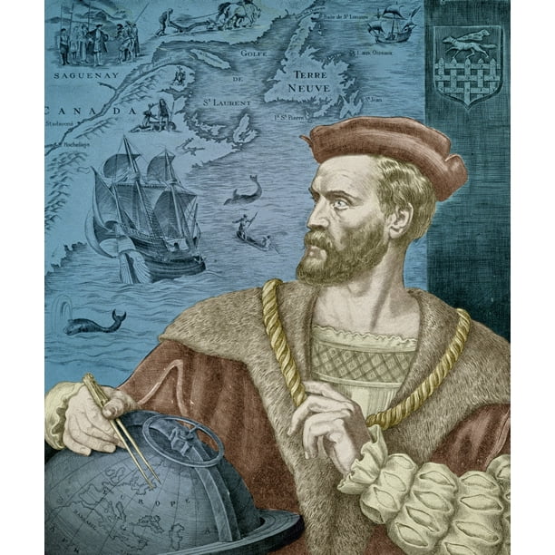 Jacques Cartier French Explorer Poster Print By Science Source Walmart Com Walmart Com