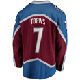 thumbnail image 2 of Devon Toews Colorado Avalanche NHL Fanatics Breakaway Home Jersey, XX-Large, 2 of 3
