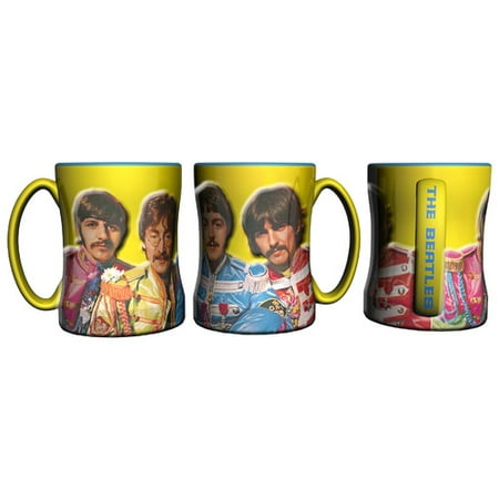 - Boelter Brands Beatles Sergeant Pepper Sculpted Relief Mug