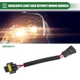 thumbnail image 2 of Adaptador de conector macho hembra para modificación de cableado de bombillas de faros de coche universal, 2 of 7