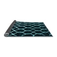 thumbnail image 2 of Ahgly Company Indoor Rectangle Trellis Light Blue Modern Area Rugs, 8' x 10', 2 of 4