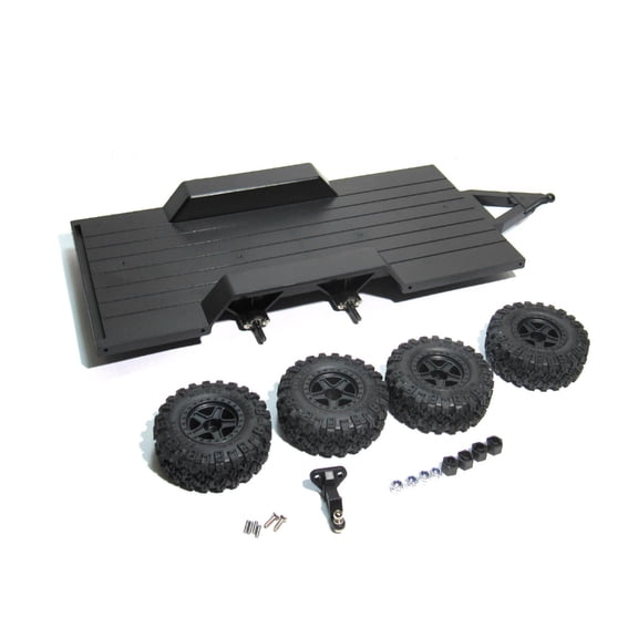 Model Car Trailer Assembly Kits for 1/18 Remote Control Crawlers Car Upgrade Kits