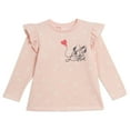 thumbnail image 2 of Disney Minnie Mouse Infant Baby Girls Fleece Sweatshirt and Leggings Outfit Set Infant to Toddler, 2 of 3