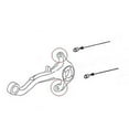thumbnail image 4 of TRQ Rear Upper & Lower Suspension Knuckle BushingSet of 4 for Saab 9-5 L-Series PSA61365, 4 of 4