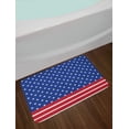 thumbnail image 2 of 4th of July Bath Mat, Stars and Stripes with Old Glory Theme Abstract Independence Day Composition, Non-Slip Plush Mat Bathroom Kitchen Laundry Room Decor, 29.5 X 17.5 Inches, Multicolor, Ambesonne, 2 of 2