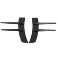 thumbnail image 2 of 2 Pcs Gloss Black Front Bumper Side Spoiler ABS Body Spoiler Canard Universal for Car, 2 of 5