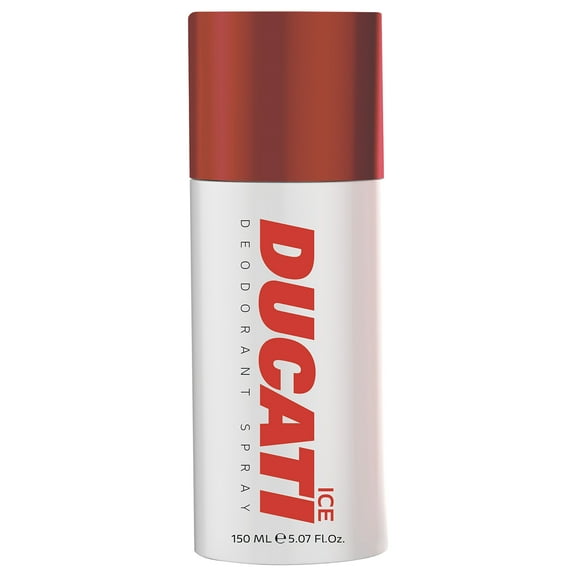 Ducati Ice by Ducati - Deodorant Spray for Men - Woody Aromatic Scent - Opens with Tangerine, Lemon and Bergamot - Blended with Lavender and Sage - Perfect for Young-Spirited Gentleman - 5.07 oz