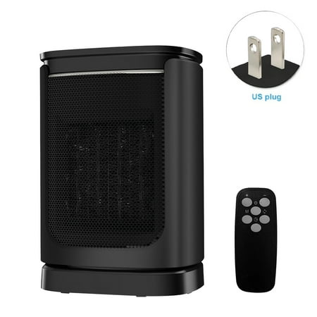 

Quiet Home Office Bathroom LCD Display Oscillation Garage Fan Heater Desk Space
