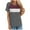 Wine, variant on Timegard Womens Top Crewneck Drop Shoulder Short Sleeve Blouse Casual Comfy Color Block Tee Shirts Top