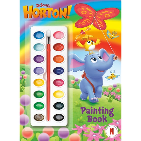 Dr. Seuss's Horton! Painting Book: Coloring and Activity Book with Paint Box (Paperback)