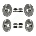 thumbnail image 1 of Transit Auto Front Rear Disc Brake Rotors and Semi-Metallic Pads Kit for Car Audi Q5 A4 Quattro A5 K8S-101417, 1 of 11