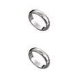 thumbnail image 2 of Anillo de boda Qarigey Aleación Estilo moderno Oro Rosa Talla 9, 2 of 6