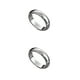 thumbnail image 1 of Qarigey Mujeres Hombres Partido Anillo Parejas Amantes Aleación Estilo moderno Anillos Diseño simple Decoración Joyería Regalo de Plata Talla 4 2Conjunto, 1 of 6