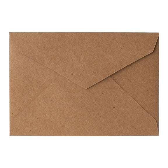 Paper Frenzy RSVP A1 (4 Bar) Envelopes Pointed Flap (3 3/8 x 5 3/4) for Invitations, Notecards, DIY, Kraft