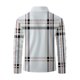 thumbnail image 5 of Blusa y camisa de manga larga con cuello vuelto para hombre, informal, con estampado, de manga larga, con solapa y media cremallera, deportiva, de poliéster., 5 of 5