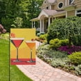 thumbnail image 2 of Yayeee Garden Flag 12" x 18" Double Sided Outdoor Yard Lawn Holiday Decorations, Orange Cocktails, 2 of 6