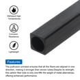 thumbnail image 4 of Carbon Fiber Square Tube 10x8.5x200mm Pultruded Carbon Fiber Tubing for RC Airplane 4pcs, 4 of 4
