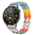 thumbnail image 3 of Correa de 20mm y 22mm para Huawei GT4, pulsera de esqueleto a la moda, correa de silicona para samsung watch6, Correa universal creativa, 3 of 5