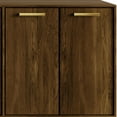 thumbnail image 4 of Castle Place Modern Sideboard Buffet Cabinet, Brown, 4 of 10