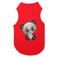 thumbnail image 1 of Cuadros Decorativos DIY Applique Diamond Puppy Shirt Impreso Transpirable Pets Chaleco Rojo (Panda) Wdftyju embutido en tela, 1 of 8