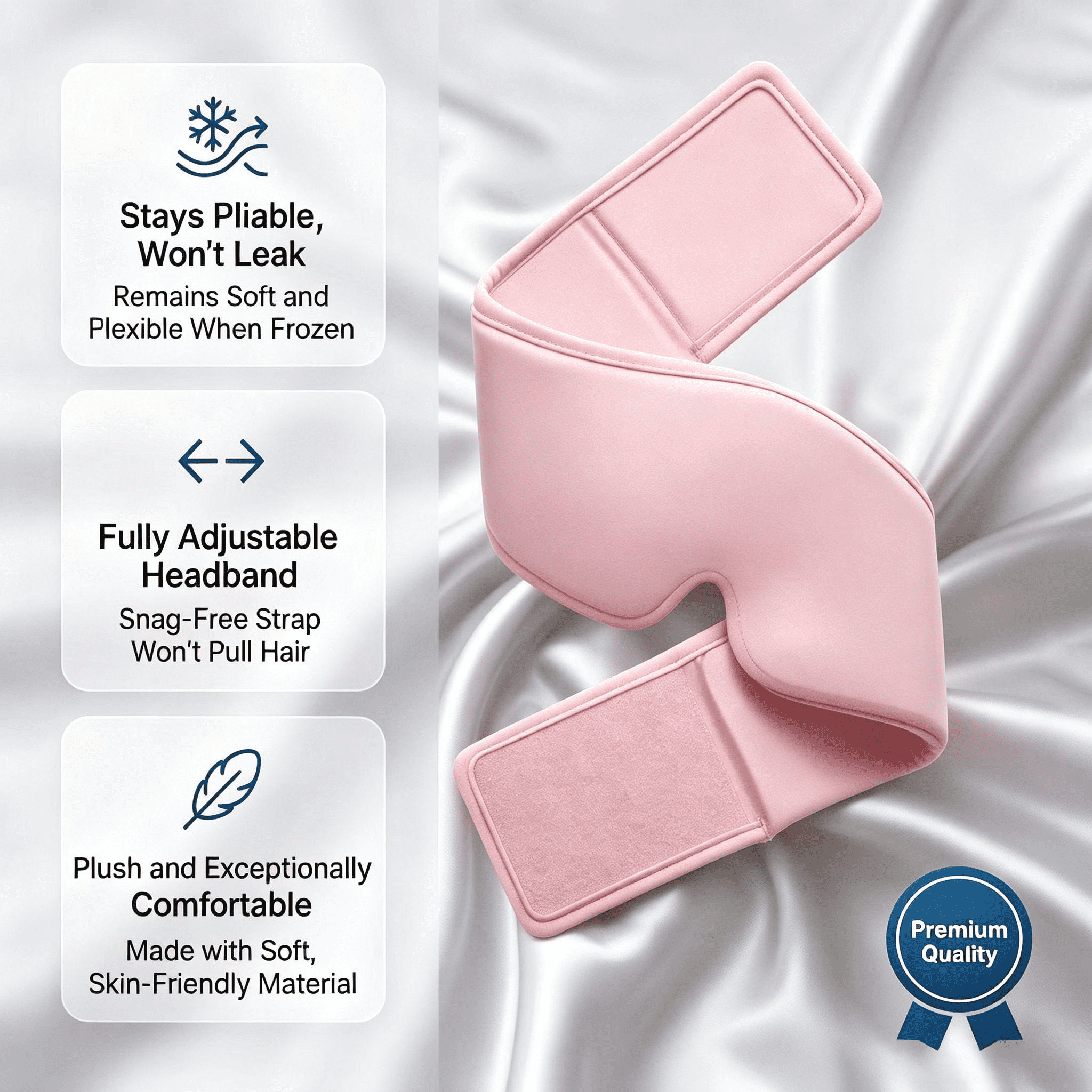 FACEMOON Kids Cooling Gel , Reusable Cold Compress for Bumps & Cooling Comfort